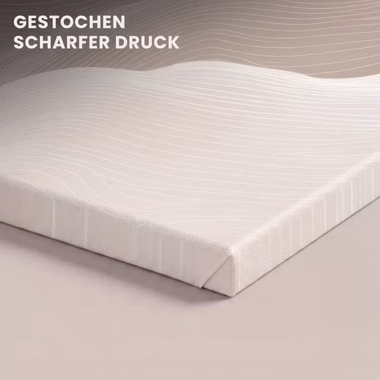 Leinwandbild - Wellenlinien - Luftströme - Harmonisch — 4