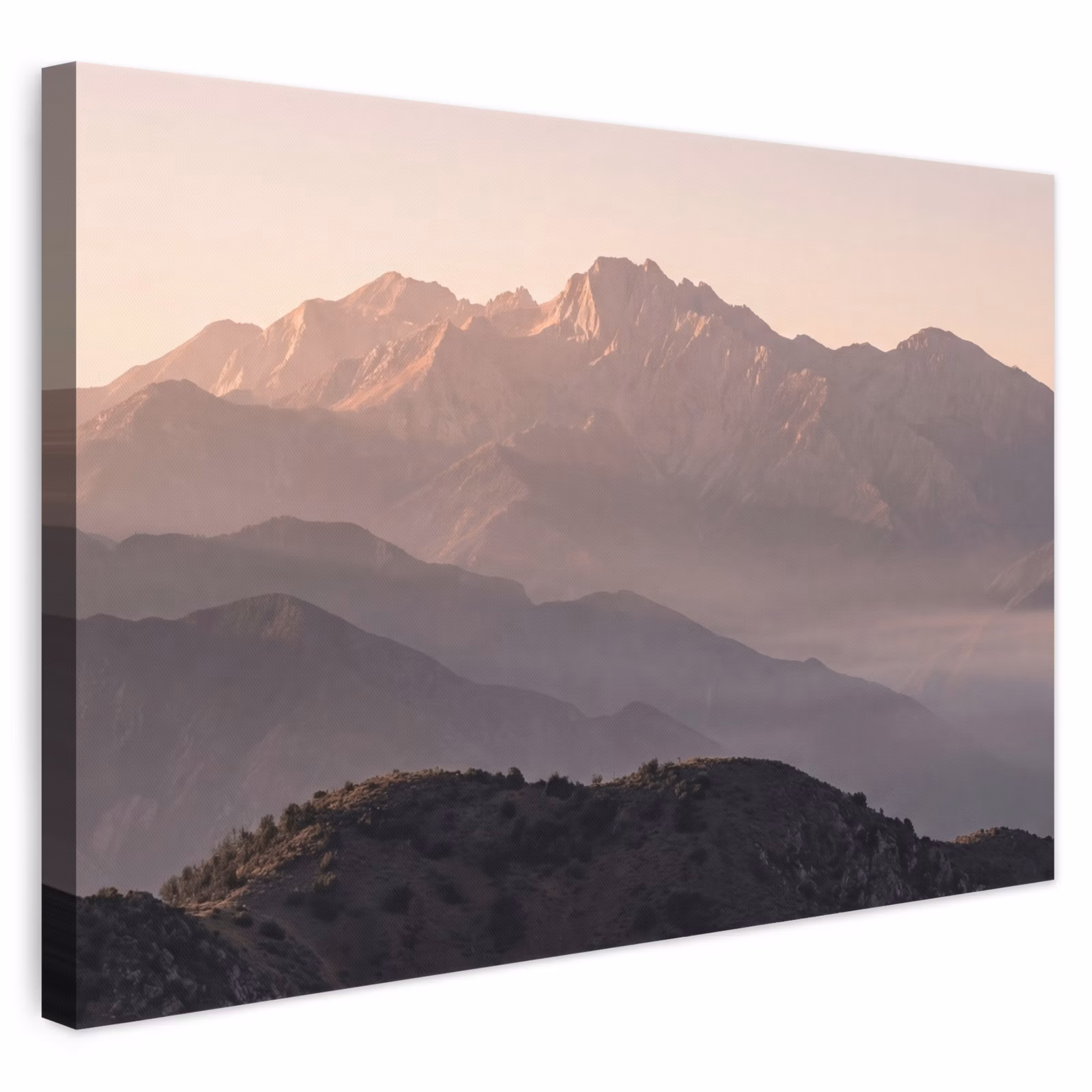 Leinwandbild - Panorama - Landschaft - Berge — 1