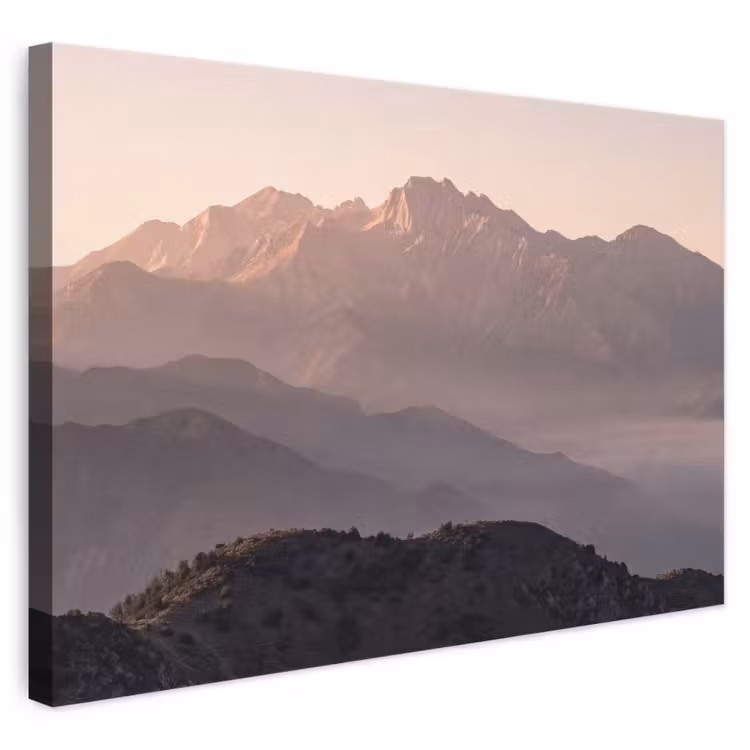 Leinwandbild - Panorama - Landschaft - Berge — 1