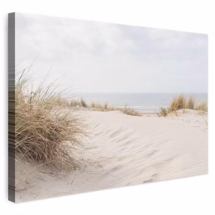 Leinwandbild - Wolken - Dünenlandschaft - Sand — 1