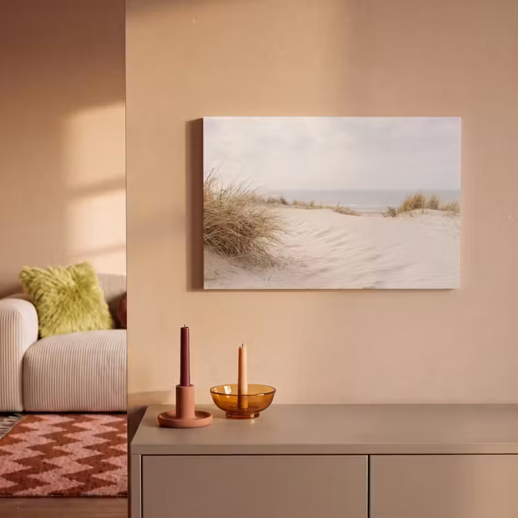 Leinwandbild - Wolken - Dünenlandschaft - Sand — 2