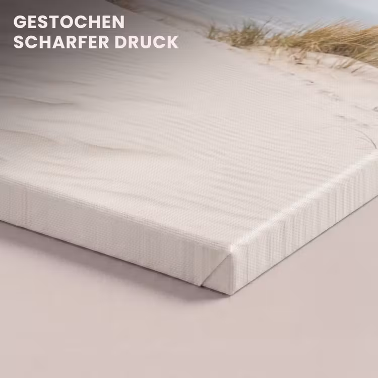Leinwandbild - Wolken - Dünenlandschaft - Sand — 4
