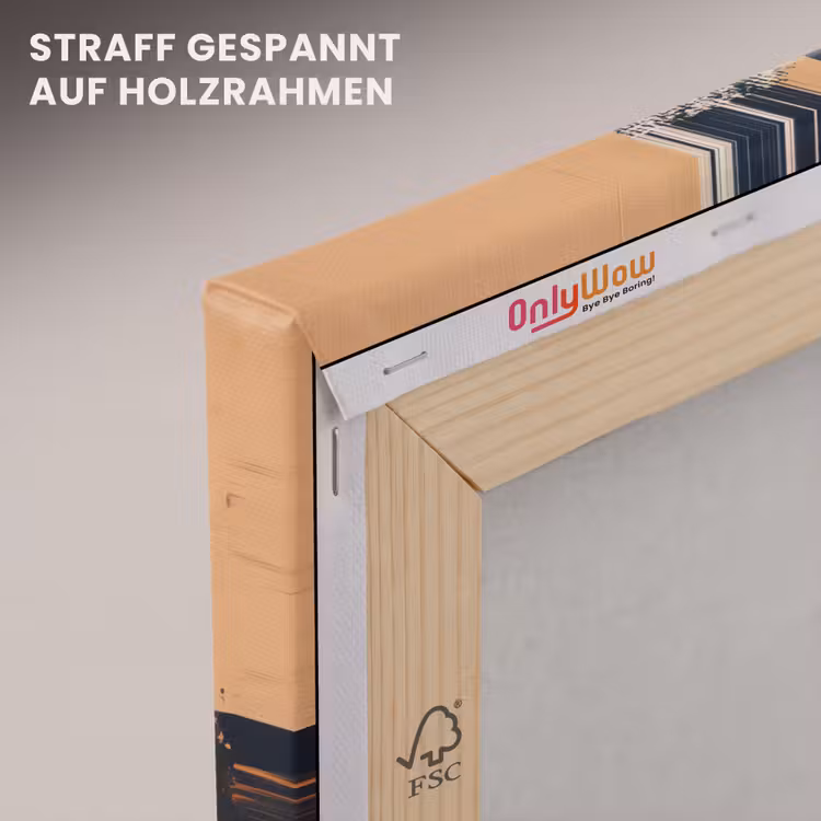 Leinwandbild - Tonart - G - Abstrakt - Beige — 5