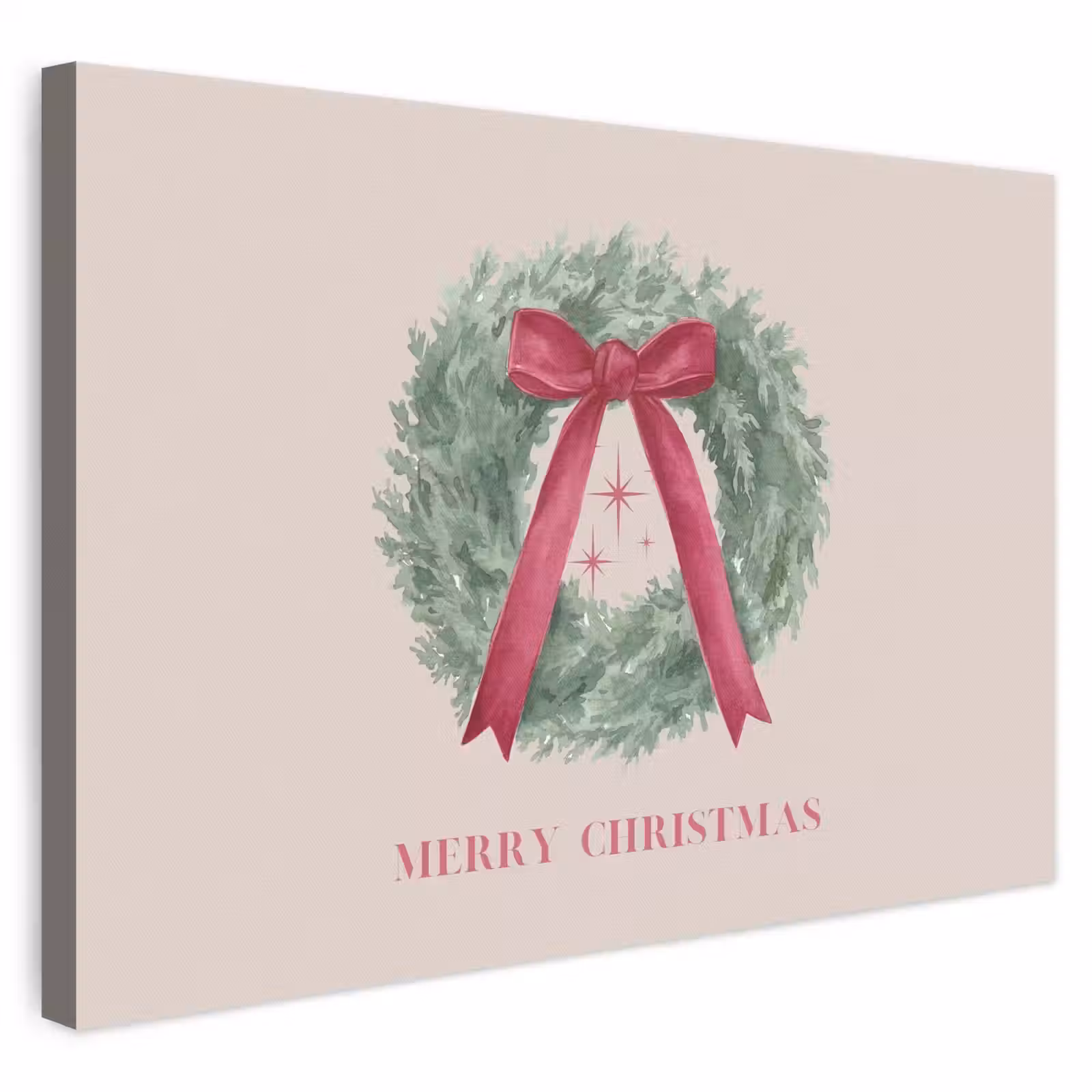 Leinwandbild - Winter – Weihnachten – Text — 1