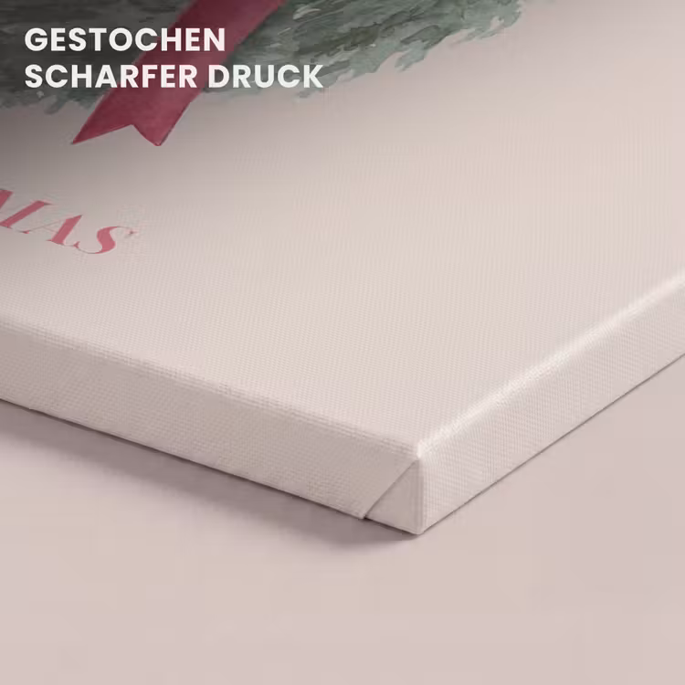 Leinwandbild - Winter – Weihnachten – Text — 4