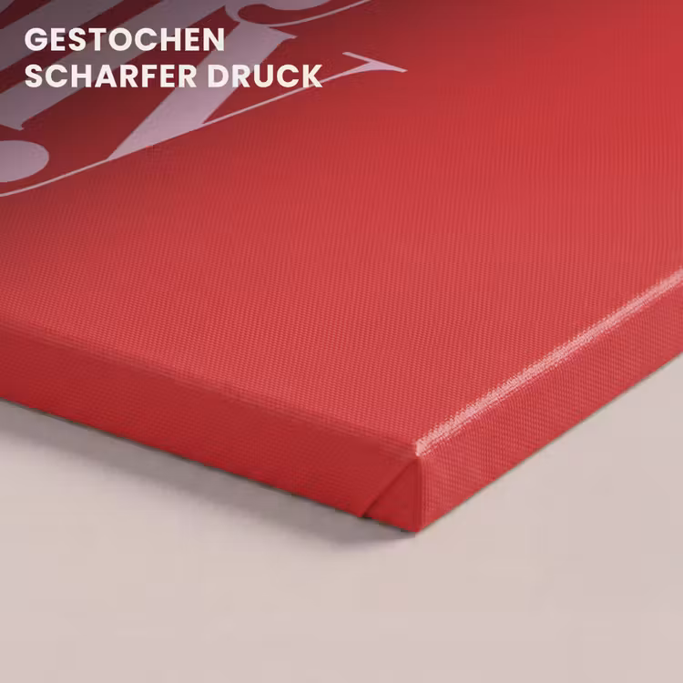 Leinwandbild - Weihnachten – Rosa – Rot – Text — 4