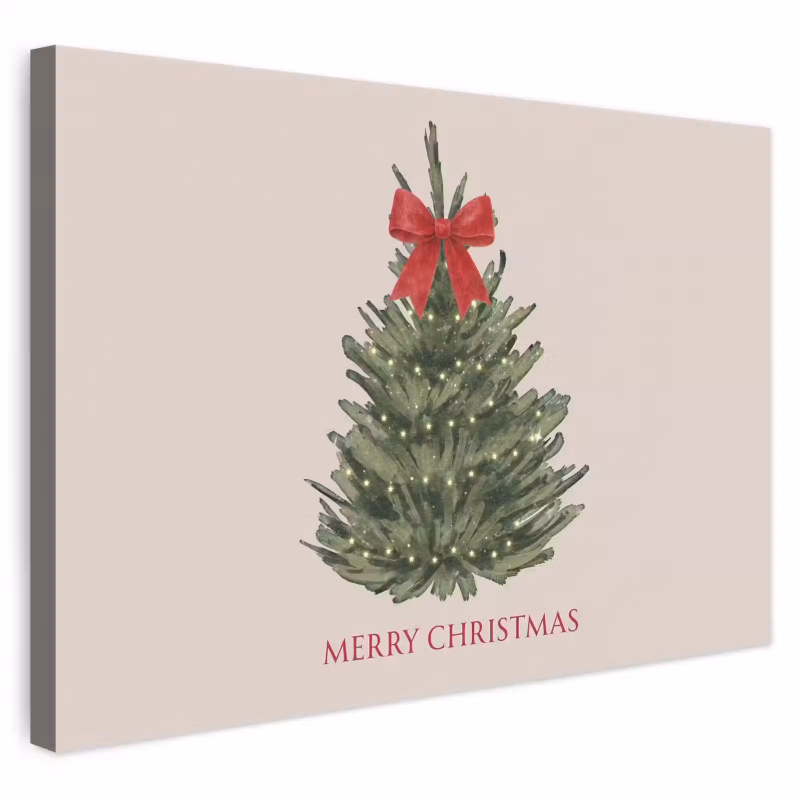 Leinwandbild - Text – Weihnachten – Weihnachtsbaum — 1