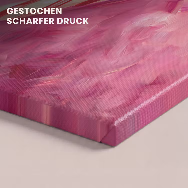 Leinwandbild - Süßigkeiten – Herz – Rosa — 4