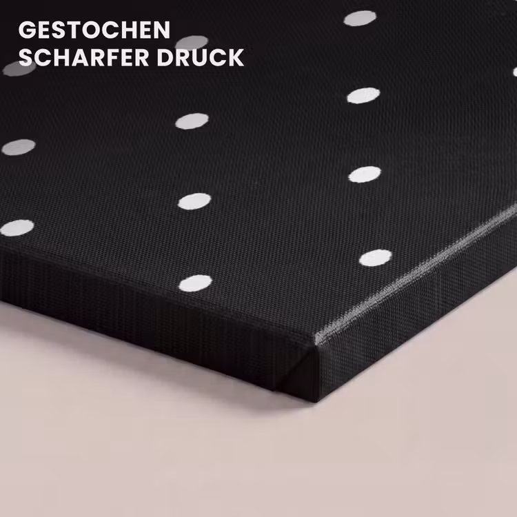 Leinwandbild - Weiße Spitze – Schnittmuster — 4