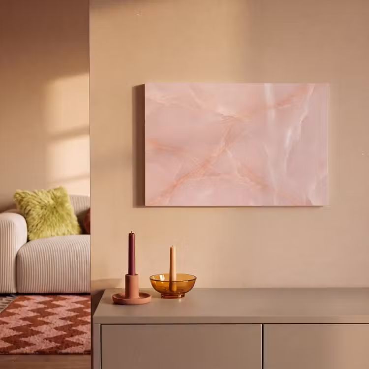 Leinwandbild - Textur – Rosa – Muster — 2