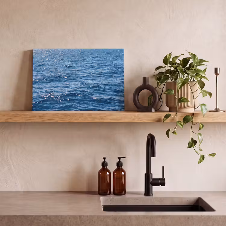 Leinwandbild - Wasser – Oberfläche – Natur — 3
