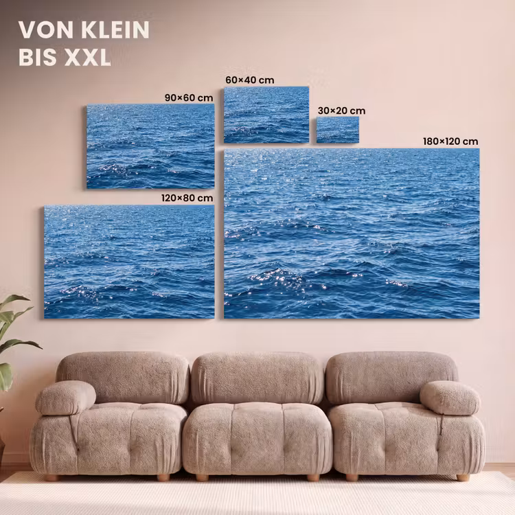 Leinwandbild - Wasser – Oberfläche – Natur — 6