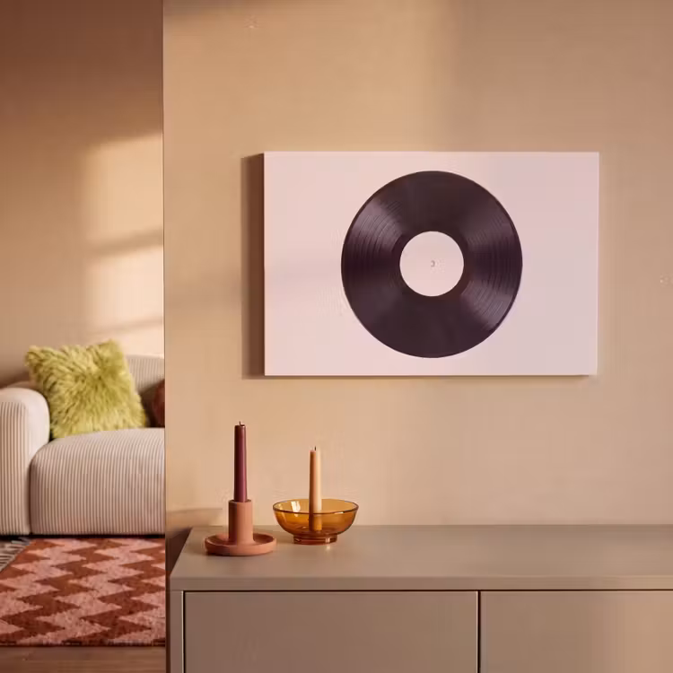 Leinwandbild - Schallplatte – Musik – Grün — 2