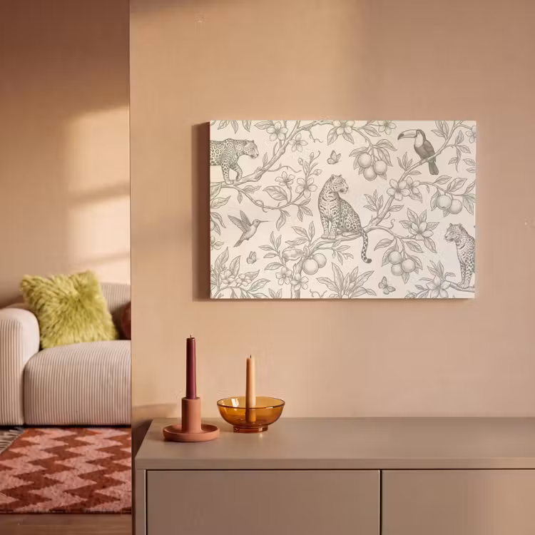 Leinwandbild - Vogel – Natur – Illustration — 2