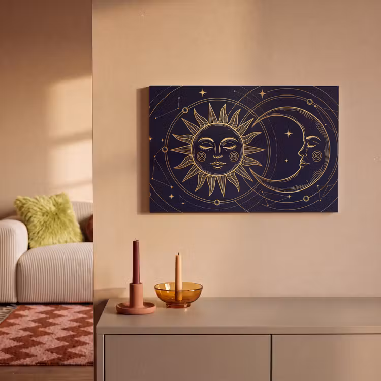 Leinwandbild - Sonne – Mond – Astrologie — 2