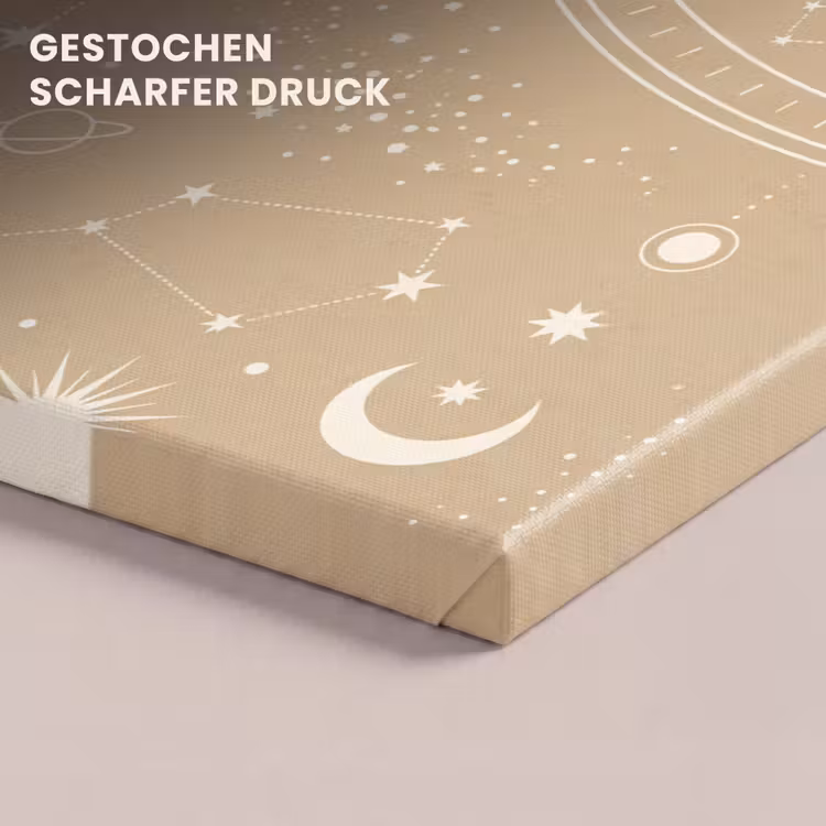 Leinwandbild - Sonne – Mond – Sterne — 4