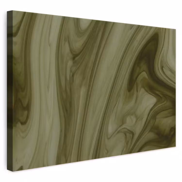Leinwandbild - Zusammenfassung – Grün – Modern — 1