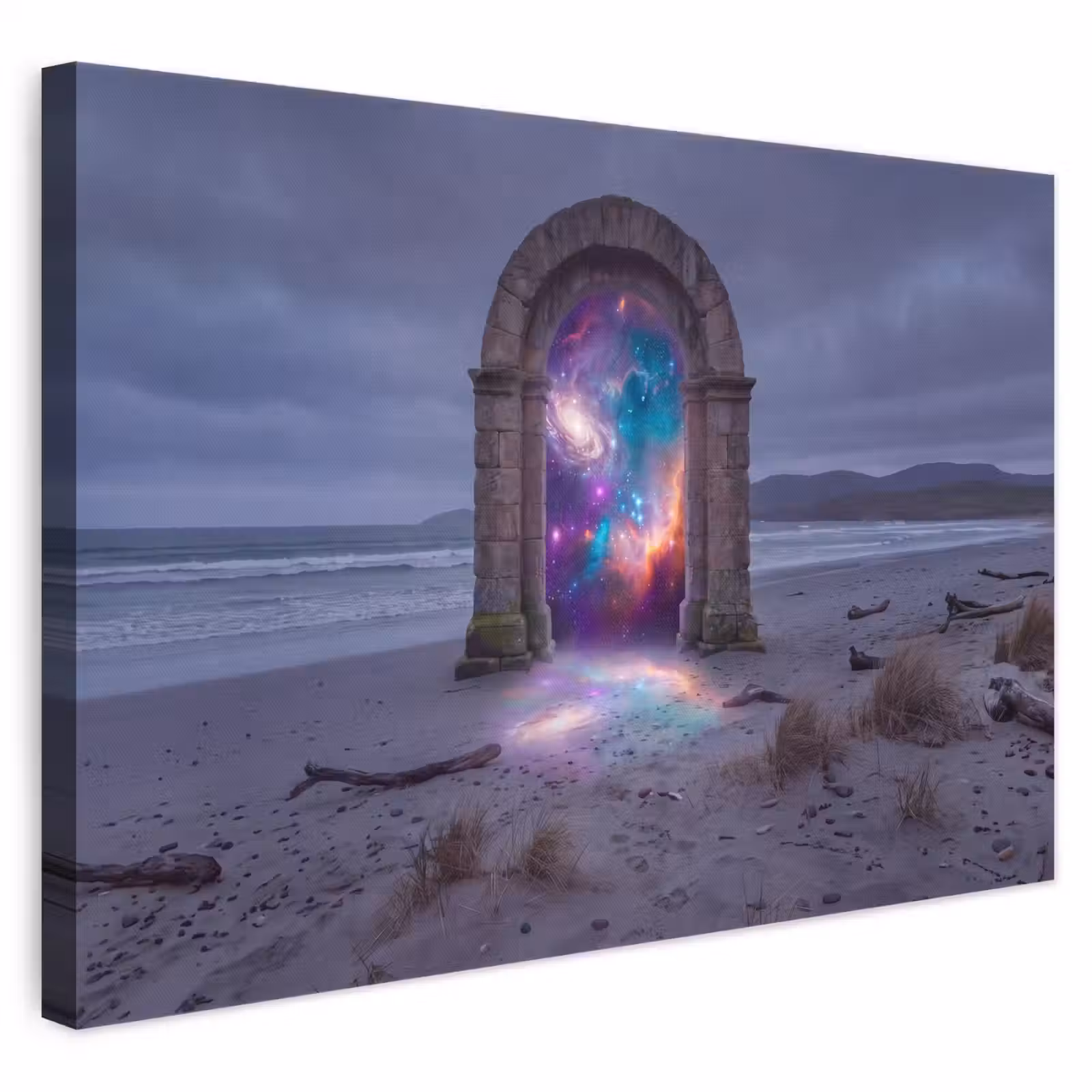 Leinwandbild - Tor – Strand – Raum — 1