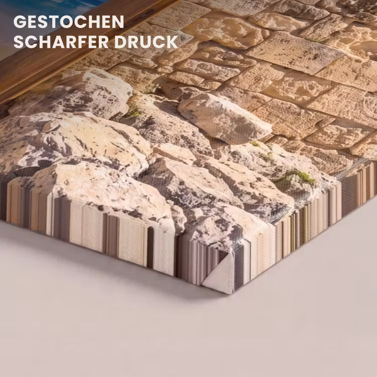Leinwandbild - Tür – Strand – Meer — 4