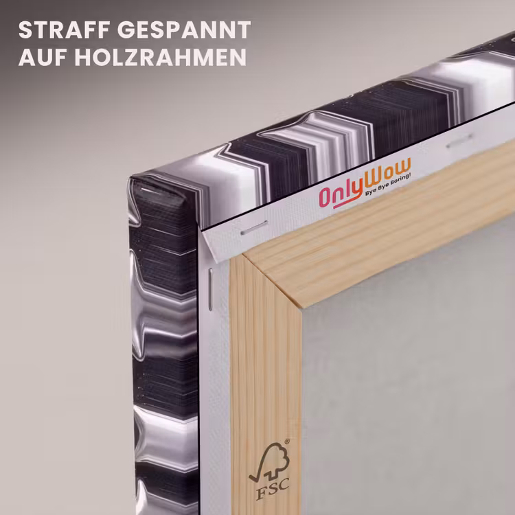 Leinwandbild - Sterne – Glänzend – Muster — 5