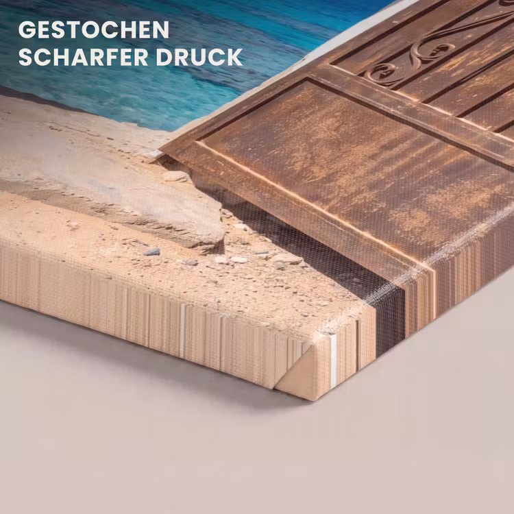 Leinwandbild - Tor – Meer – Natur — 4