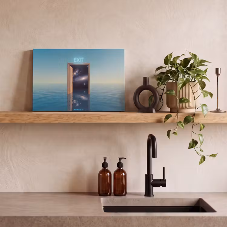 Leinwandbild - Tür – Raum – Abstrakt — 3