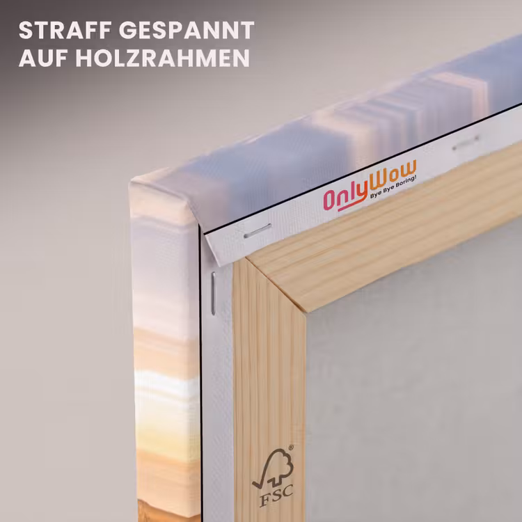 Leinwandbild - Tür – Sterne – Natur — 5