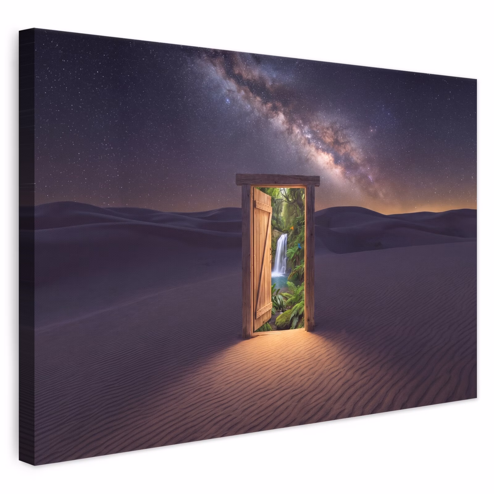 Leinwandbild - Tür – Wüste – Natur — 1