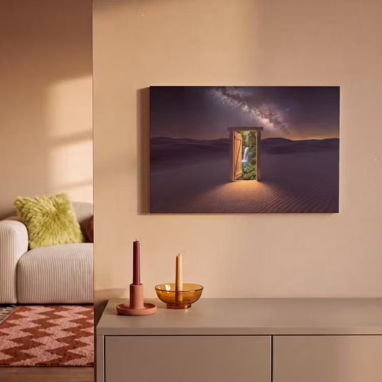 Leinwandbild - Tür – Wüste – Natur — 2