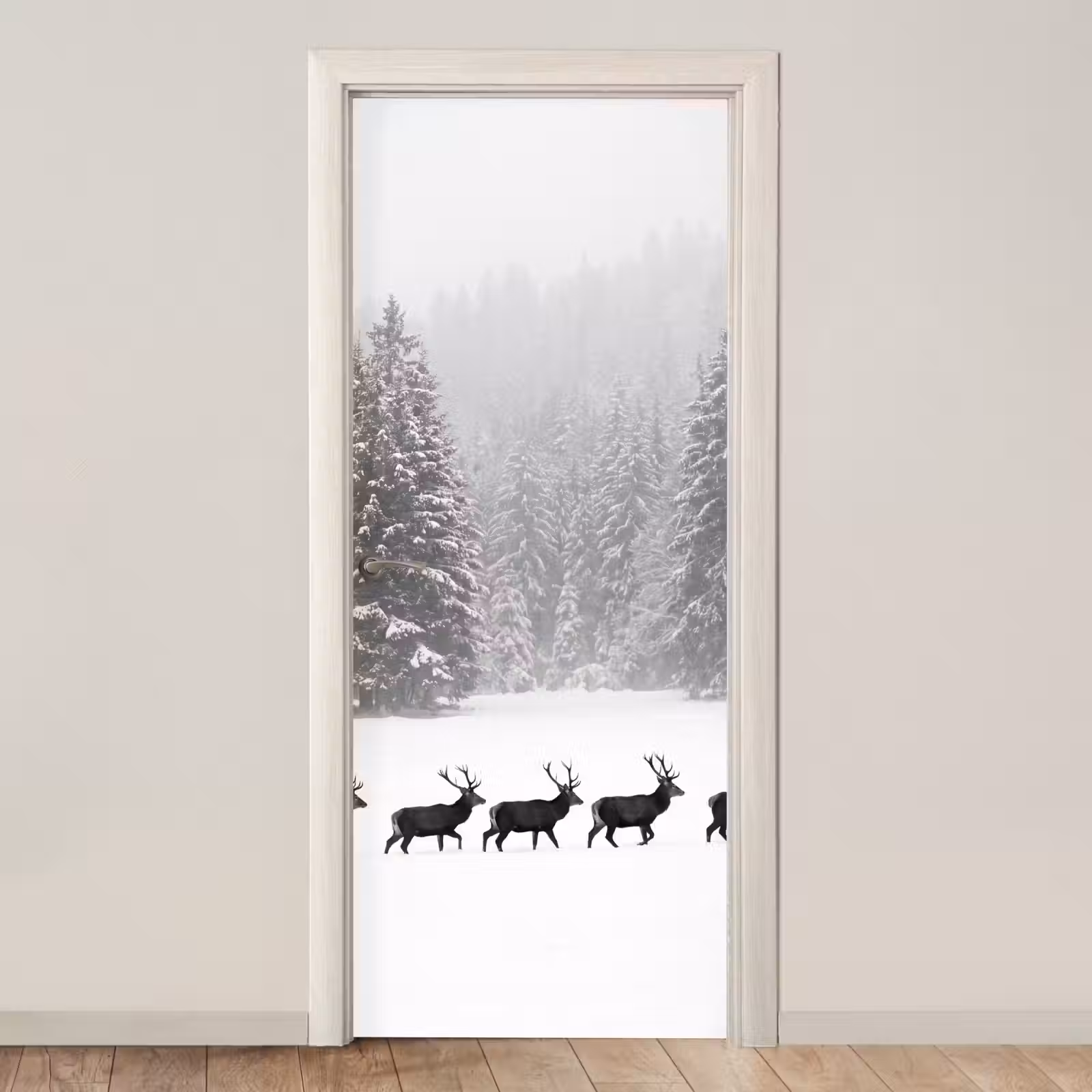 Türtapete - Natur – Wald – Winter — 1