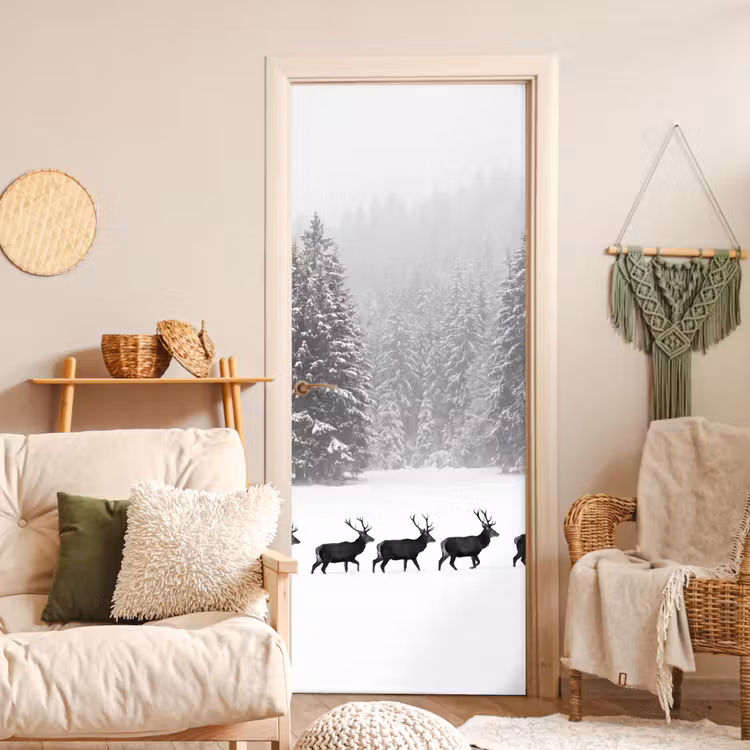 Türtapete - Natur – Wald – Winter — 3