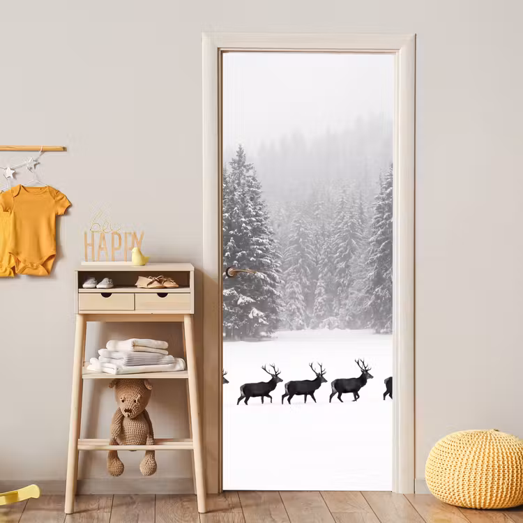 Türtapete - Natur – Wald – Winter — 5