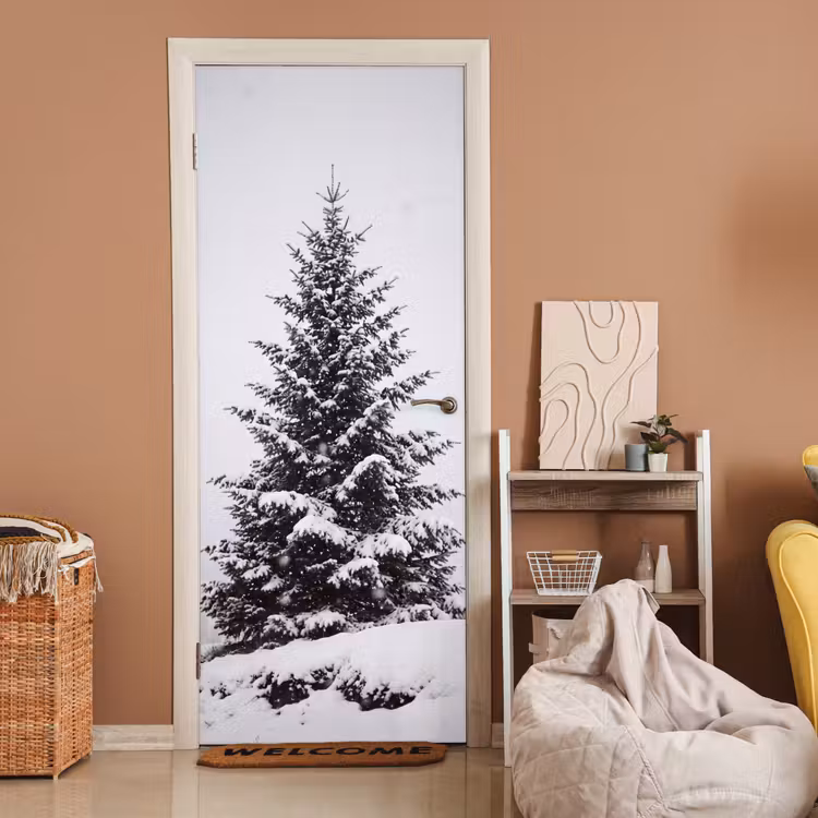 Türtapete - Baum – Winter – Schnee — 2