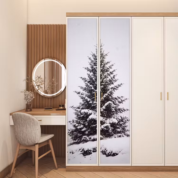 Türtapete - Baum – Winter – Schnee — 4