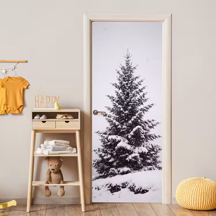 Türtapete - Baum – Winter – Schnee — 5