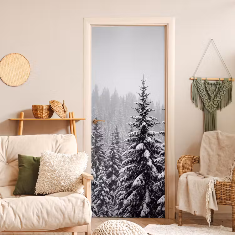 Türtapete - Bäume – Schnee – Natur — 3
