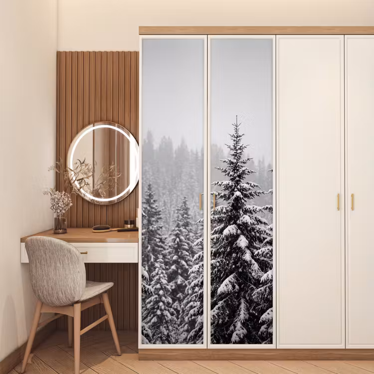 Türtapete - Bäume – Schnee – Natur — 4