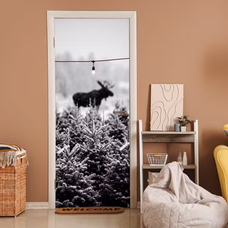 Türtapete - Tiere – Natur – Winter — 2