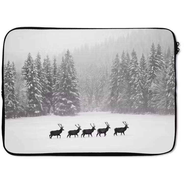 Laptop hülle - Natur – Wald – Winter — 1