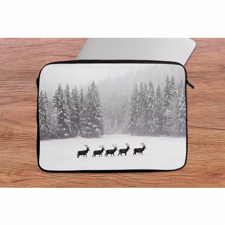 Laptop hülle - Natur – Wald – Winter — 2