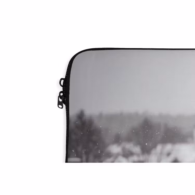 Laptop hülle - Weihnachtsmann – Dach – Schnee — 5