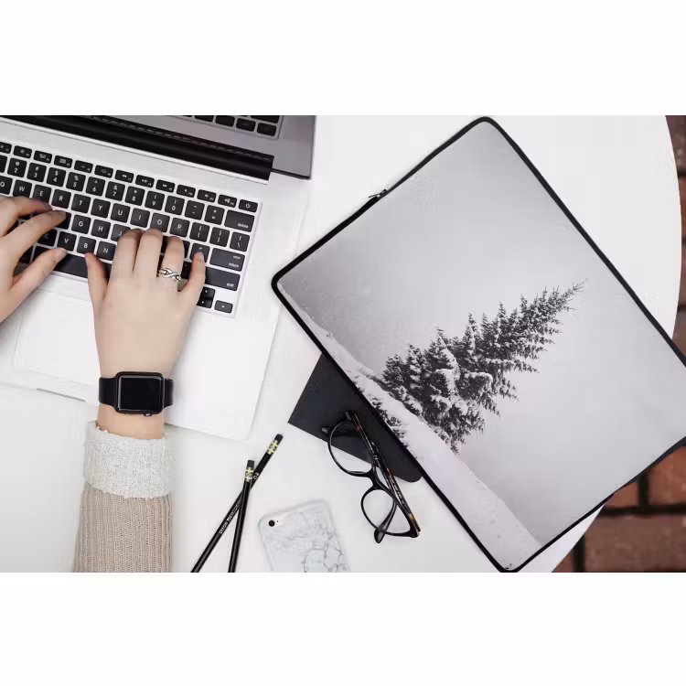 Laptop hülle - Baum – Winter – Schnee — 3