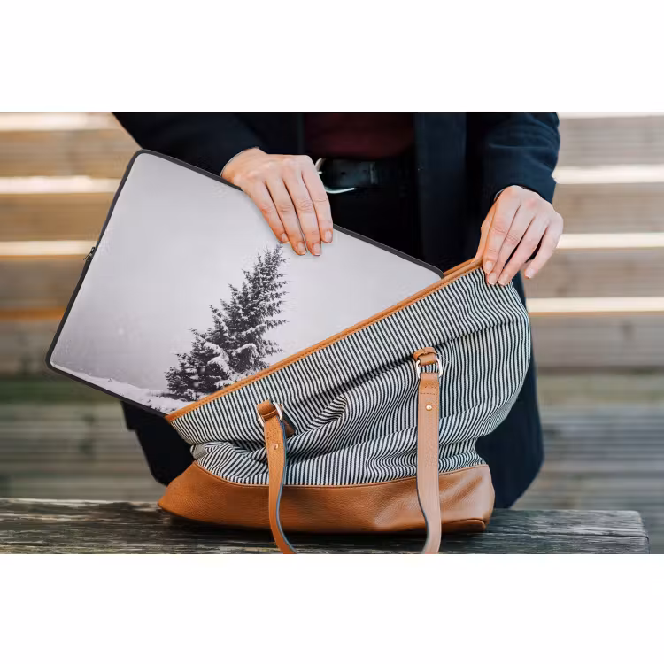 Laptop hülle - Baum – Winter – Schnee — 4