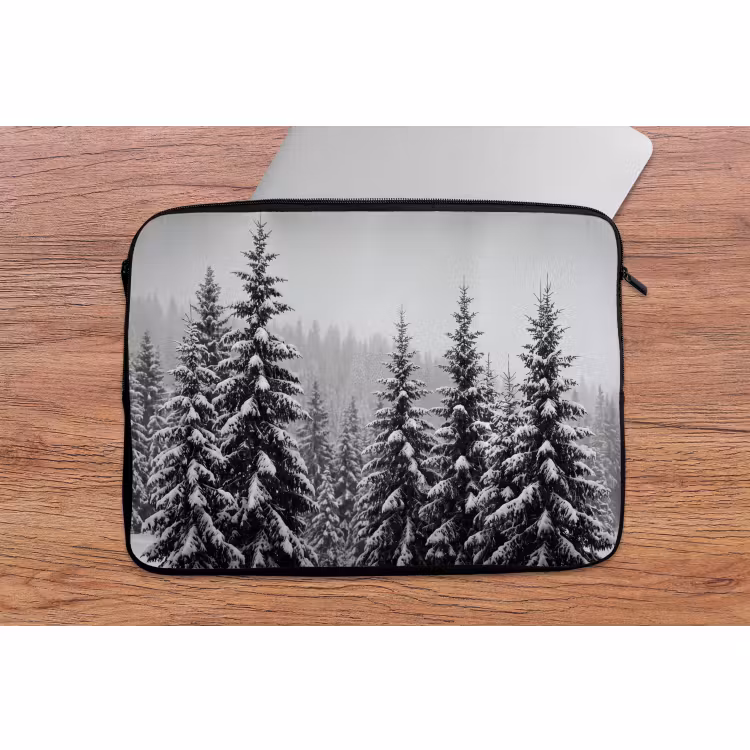 Laptop hülle - Bäume – Schnee – Natur — 2