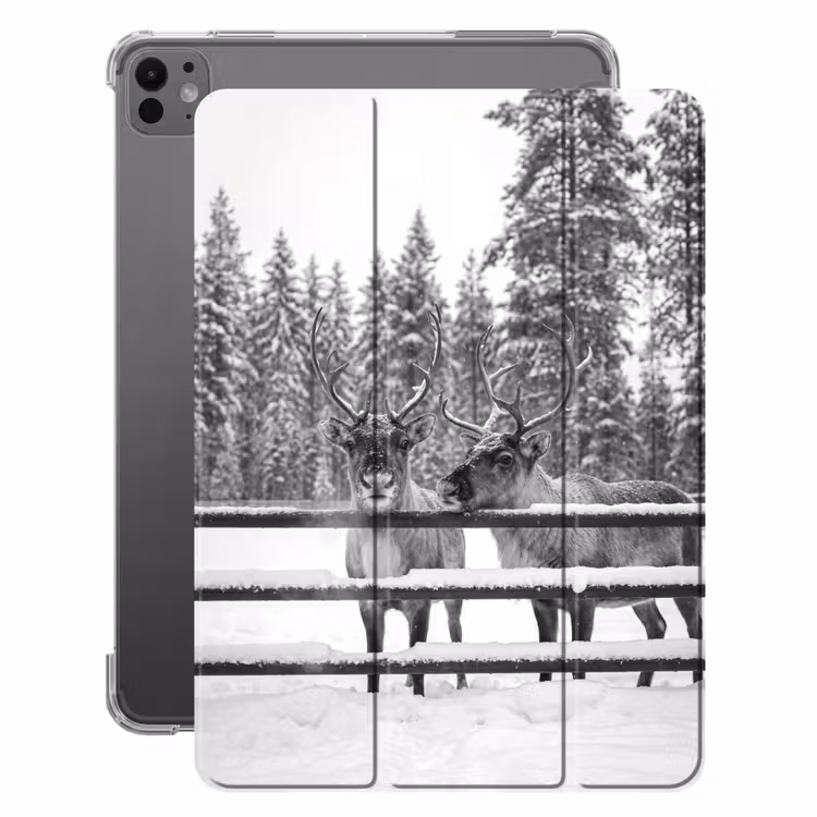 iPad-Hülle - Rentier – Schnee – Winter — 1