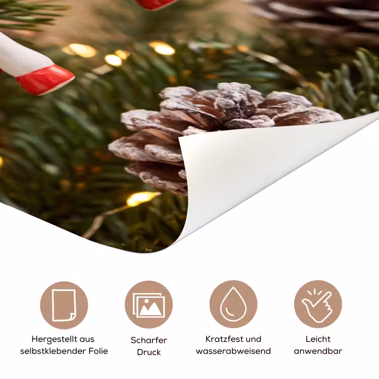 Türtapete - Pferd – Weihnachten – Dekoration — 8