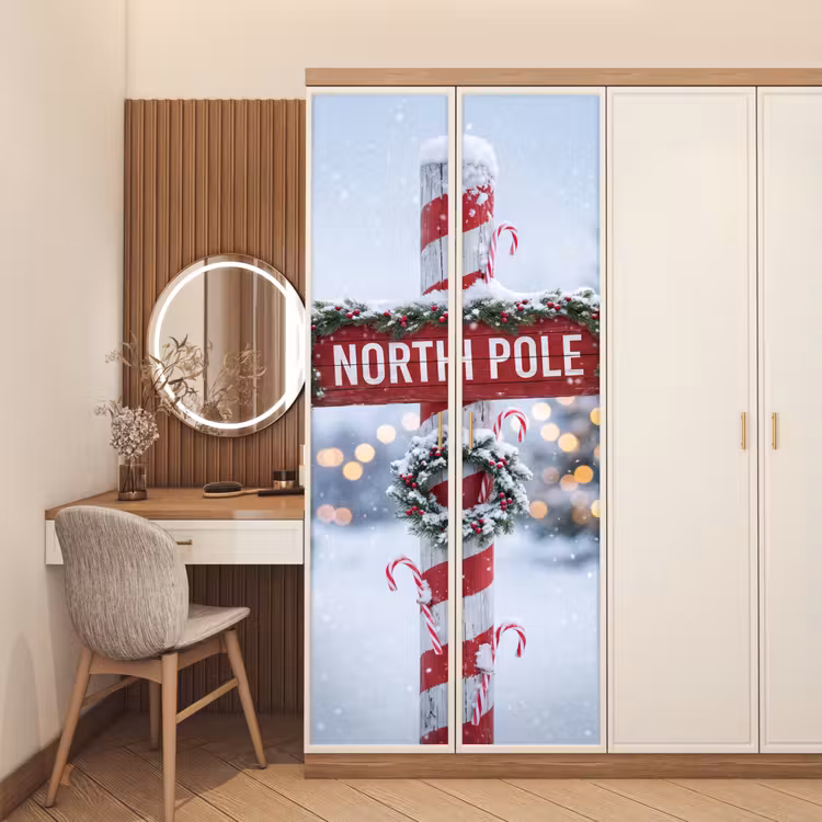 Türtapete - Weihnachten – Schnee – Winter — 4