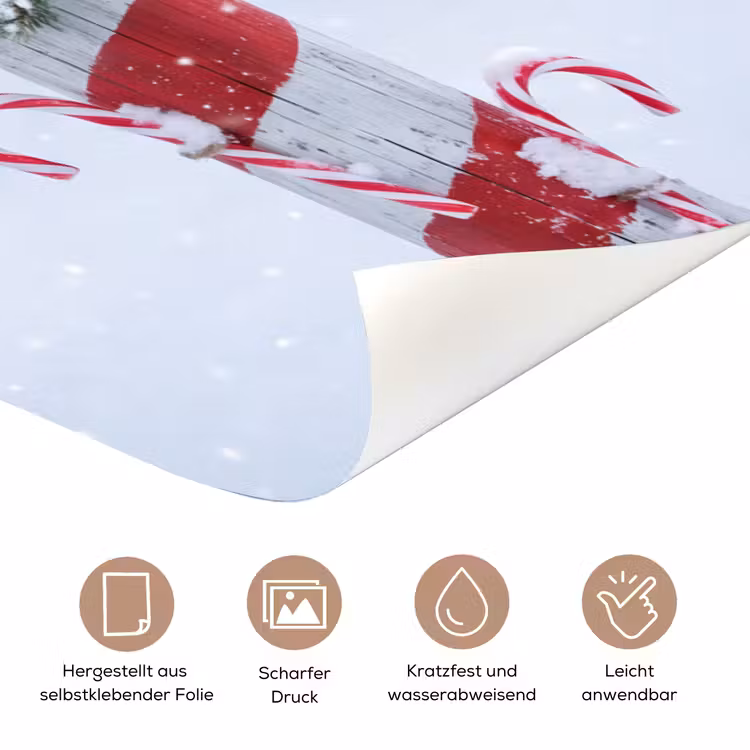 Türtapete - Weihnachten – Schnee – Winter — 5