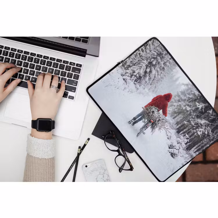 Laptop hülle - Mensch – Baum – Winter — 3