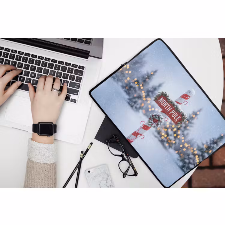Laptop hülle - Weihnachten – Schnee – Winter — 3